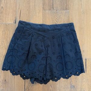 Loft Size Small Eyelet Shorts
